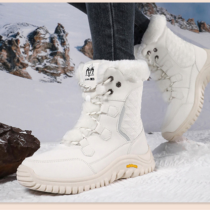 👢 60% OFF! ❄️ WOMEN'S WATERPROOF SNOW BOOTS - Thermal Insulation & Anti-Slip Sole, Comfortable Fit for Winter, Perfect for Snowy and Icy Conditions 🌨️🛷
