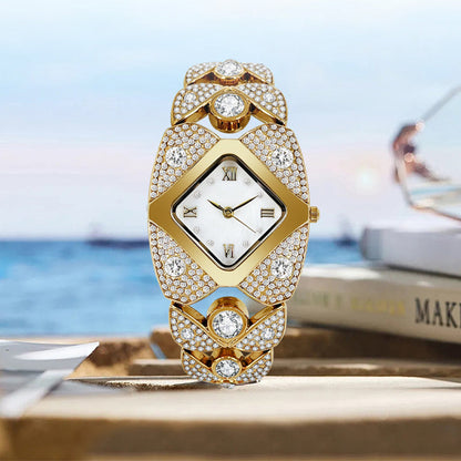 ⌚ 50% OFF NOW! ✨ Women's Retro Quartz Watch with Sparkling Rhinestones – Elegant design, precise movement & diamond-like shine – Perfect for daily wear & special occasions 💎