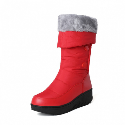 👢 60% OFF! ❄️ WOMEN'S SNOW BOOTS - Thermal Lined & Waterproof, Anti-Slip Sole for Ice and Snow, Comfortable Fit for Winter Adventures 🌨️🧤