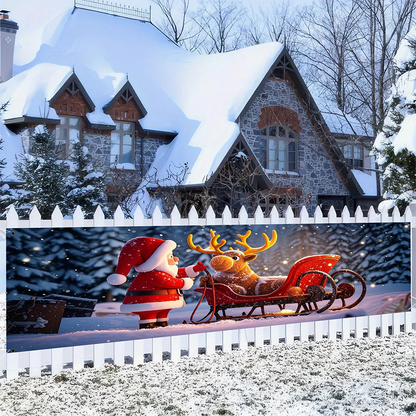 🎄 Save 50%! 🎅 Merry Christmas Hanging Banner – Outdoor festive decor ✨