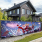 🎄 Save 50%! 🎅 Merry Christmas Hanging Banner – Outdoor festive decor ✨