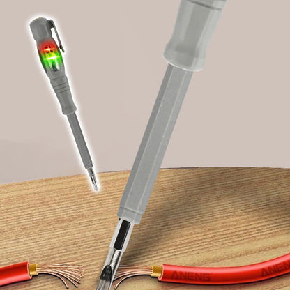 ⚡ BUY 1 GET 1 FREE! ✨ SCREWDRIVER VOLTAGE TESTER - Dual-Use with LED Light Display, Detects Live Wires Safely, Pocket-Sized for Electricians and DIY Projects 🔧💡