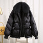 🧥 60% OFF! ❄️ PLUSH COLLAR JACKET - Ultra-Warm Fleece Lining & Water-Resistant Shell, Fashionable Quilted Design for Extreme Cold, Perfect for Winter Adventures 🌨️🛍️