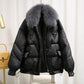 🧥 60% OFF! ❄️ PLUSH COLLAR JACKET - Ultra-Warm Fleece Lining & Water-Resistant Shell, Fashionable Quilted Design for Extreme Cold, Perfect for Winter Adventures 🌨️🛍️