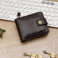 👝 50% OFF NOW! 🎁 Men's Vintage Zipper Wallet - Genuine Leather & RFID Protection, Stylish and Secure Everyday Carry ✨