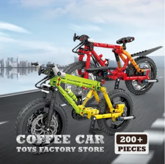 🎁 50% OFF! ✨ MOUNTAIN BIKE BUILDING SET - 580 Pieces with Realistic Details, STEM Learning Toy for Kids 8-12, Perfect Christmas Gift for Young Engineers 🧩🚴♂️