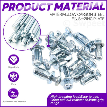 🔧 50% OFF! ⚙️ Expansion Screw Petal Nut – Strong hold & easy install 🏠