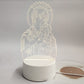 🛒 60% OFF NOW! 🎄 Jesus 3D Night Light – Religious Gift with Remote, 7 Color Changing & Warm White Mode ✨🕊️