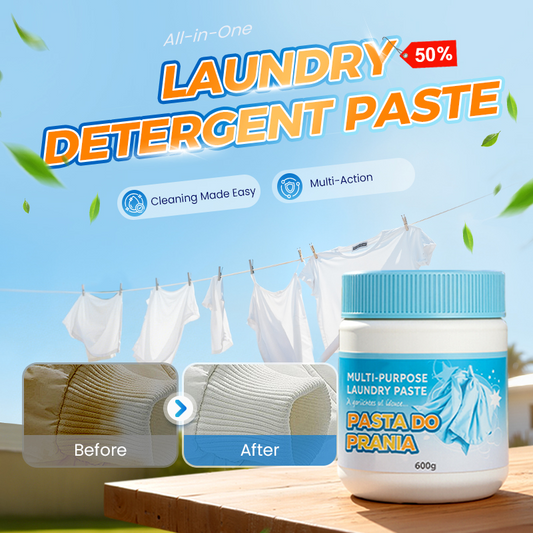 ✨ BUY 2 GET 1 FREE ! 🔥 Multi-Purpose Deep Cleaning Laundry Paste – Tough Stain Removal, Gentle on Fabrics & Fresh Scent 🧼