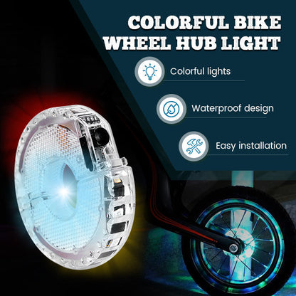 🚲 50% OFF NOW! 🌈 Colorful Bicycle Wheel Lights – 7 colors, 18 modes & waterproof – Safe & eye-catching for night rides ✨