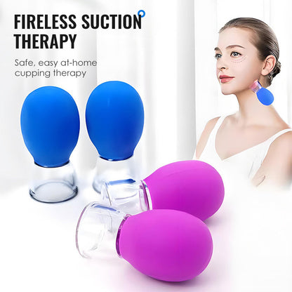 🩸 50% OFF NOW! 🧘‍♀️ Glass & Silicone Massage Cups – Vacuum Suction, Deep Tissue Relaxation & Easy to Clean 🛁✨