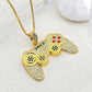 🎮 50% OFF NOW! ✨ Arcade Controller Necklace – Sparkling Rhinestones, Durable Chain & Gamer Gift 🕹️