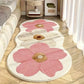 🧺 50% OFF NOW! ✨ Soft Flower Pattern Rug – Irregular Design, Cozy & Adds Style to Any Room 🏠🌸