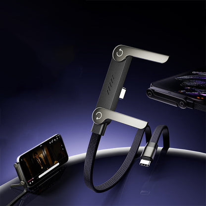 📱 50% OFF NOW! ⚡ 240W Fast Charging Cable – Adjustable Phone Stand, 10-Minute 50% Charge & Universal Compatibility 📦🔋