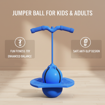 🤸‍♂️ 60% OFF NOW! 🎈 Pogo Jumper Ball – Adjustable Height, Durable & Fun for Kids & Adults 🎉