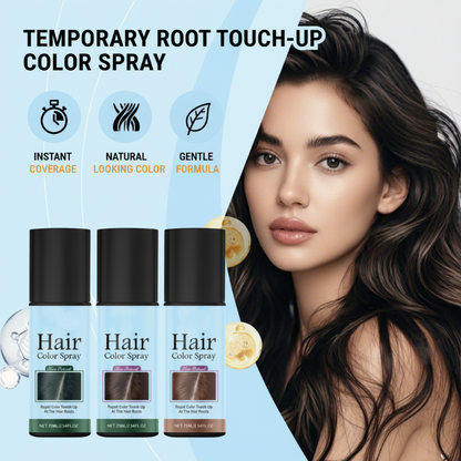 💇‍♀️ BUY 1 GET 1 FREE! ✨ Temporary Root Touch-Up Color Spray – Instant Gray Coverage, Washable & Easy Application 🌸