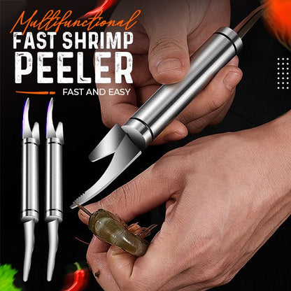 💫 BUY 1 GET 1 FREE! 🍤 Multifunctional Fast Shrimp Peeler – Quick deveining, easy grip & dishwasher-safe – Peels shrimp in seconds for effortless cooking ✨