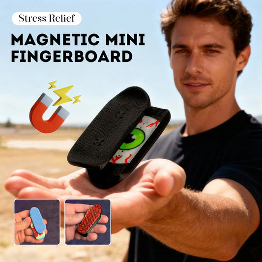 🛹 50% OFF NOW! ✨ Magnetic Mini Fingerboard – Fidget Toy for Stress Relief, Fun Desk Accessory & Small Skateboard Tricks 🧠✨