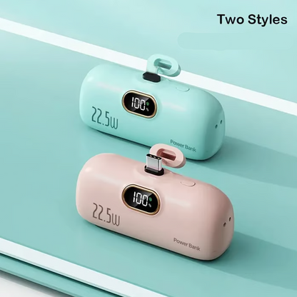 🔋 60% OFF NOW! ✨ 5000mAh Mini Portable Power Bank – Fast Charging, Ultra-Compact & Perfect for Travel 📱