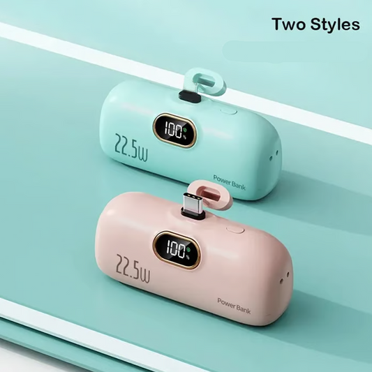 🔋 60% OFF NOW! ✨ 5000mAh Mini Portable Power Bank – Fast Charging, Ultra-Compact & Perfect for Travel 📱