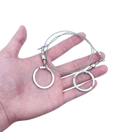 🪚 BUY 2 GET 1 FREE ! ⚡ Survival Gear Stainless Steel Wire Saw – Lightweight, Durable & Multi-Purpose for Outdoor 🔥