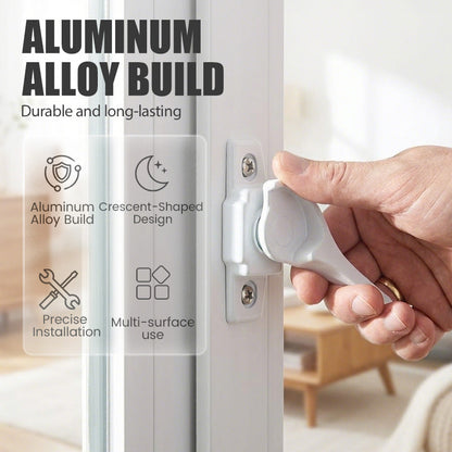 🔐 50% OFF NOW ! 🏠 Crescent Sash Window Lock Replacement Set – Enhanced Security, Easy Install & Weather Resistant ✨