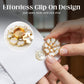 💎 BUY 2 GET 1 FREE! 🎉 Rhinestone Floral Cufflink & Brooch – Chic, Elegant & Versatile Accessory ✨📦
