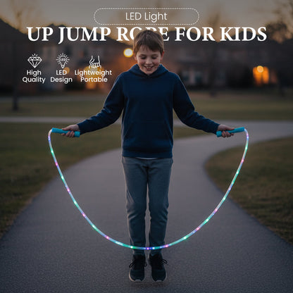🏃‍♂️ BUY 2 GET 1 FREE! ✨ LED Jump Rope for Kids – Cool Light Show, Adjustable Length & Durable Design for Active Play 🌟
