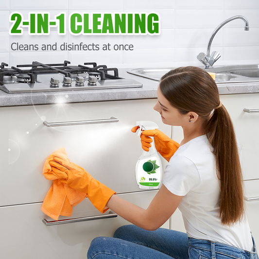 🧴 BUY 2 GET 1 FREE! ✨ Multi-Surface Quick Clean & Disinfect Spray – Spray & Wipe, Refresh Your Whole Home, Safe for Daily Use 🏠
