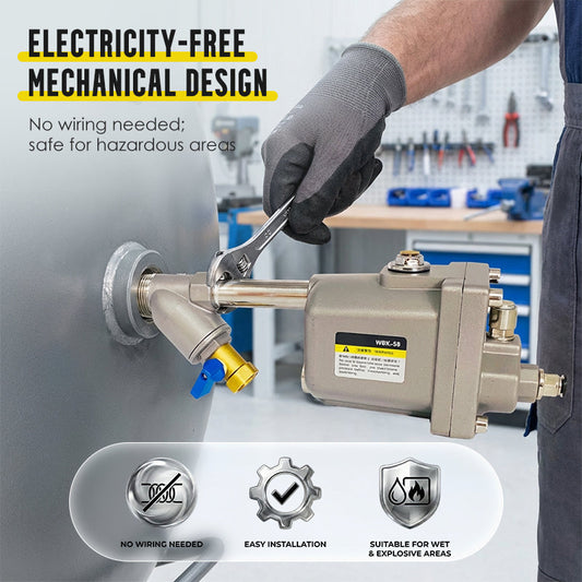 ⚙️ 50% OFF NOW! 💨 Automatic Drain Valve – Zero Air Loss, Prevents Corrosion & Easy Installation 🔧