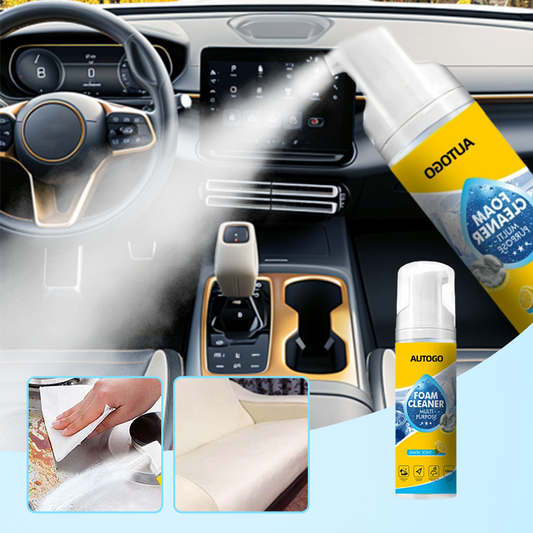 🚗 BUY 3 GET 1 FREE! 💞 Powerful & Multipurpose Car Interior Foam Cleaner – Deep cleaning, stain removal & fresh scent 🥳