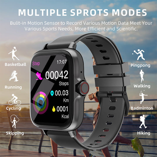 ⌚ 60% OFF NOW! 📲 Smart Sports Watch – Bluetooth Calls, Heart Rate Monitor & 7-Day Battery Life 🏃‍♂️