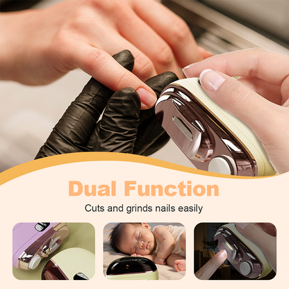 ✂️ 50% OFF NOW! 💅 2-in-1 Smart Electric Nail Clipper & Polisher – Safe cutting, smooth polishing & LED light – Perfect for salon-quality nail care at home ✨