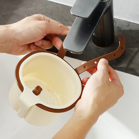 🧽 Strong-Suction & Stable | Sink Drain Basket | Space-Saving Organizer 🌀【55% OFF】