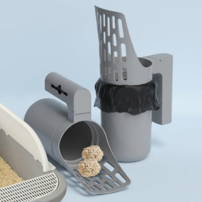 🧹 BUY 3 GET 1 FREE! ⏰ Self-Cleaning Litter Scoop with Waste Bin – Easy one-handed use & no-touch design – Perfect for cat owners – keeps litter box clean and odor-free 🐱