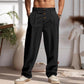 👖 60% OFF NOW! ✨ Men's Casual Drawstring Pants – Breathable linen & loose fit – Decorative buttons, perfect for everyday wear or warm days 🍂