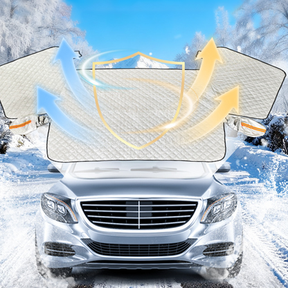 🚗 50% OFF! ❄️ Magnetic Windshield Cover – All-season snow & sun protection ✨