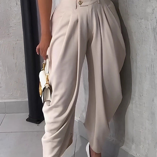 👖 50% OFF NOW! 🎁 Women's Casual High-Waist Wide-Leg Pants – Soft, flowy & breathable – Perfect for summer, work or casual chic – comfortable and stylish 🌸✨