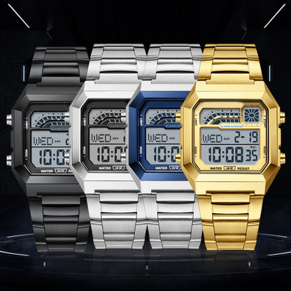 📢 50% OFF NOW! ⌚ Unisex Digital Watch with Square Display & Luminous Backlight – Sleek design, bright backlight & comfortable fit – Perfect for daily wear, sports & travel 💪