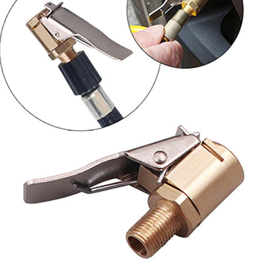 💨 BUY 1 GET 1 FREE! 🛠️ Quick-Connect Tire Inflator Chuck Adapter – Universal fit & leak-proof – Fast, secure connection – perfect for air compressors or portable pumps 🚗✨