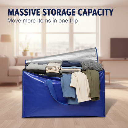 📦 50% OFF NOW! 🧳 Sturdy Large-Capacity Moving Bag with Zipper – Durable, Reinforced Handles & Perfect for Moving/Travel ✈️