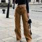 👖 50% OFF NOW! 🛍️ Women's Wide-Leg Denim Cargo Jeans – Spacious pockets, relaxed fit & stylish for daily wear ✨