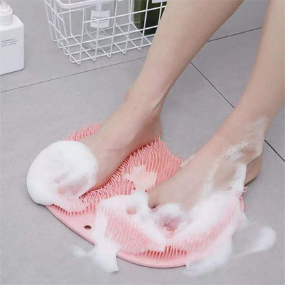 🚿 BUY 2 GET 1 FREE! 🦶 Shower Foot & Back Scrubber with Massage Pad – Dual-sided, non-slip & easy to use – Deep clean & refresh in every shower ✨