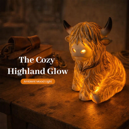 🐮 50% OFF NOW! 🎁 Highland Cow Gift Lamp – Unique Design, Cozy Ambiance & Perfect for Christmas/Birthday 🏡