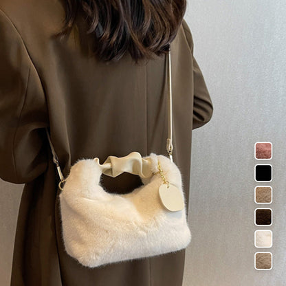 👜 50% OFF! 💎 2026 Multifunctional Faux Fur Bag – Best Gift For Her – Skin-Friendly, Convertible Shoulder/Crossbody & Luxurious Feel ✨