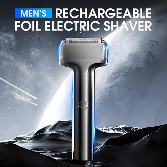 🧔 50% OFF NOW! 🔥 Men's Efficient Rechargeable Foil Electric Shaver – Close Shave, Cordless Convenience & Quick Charging ✨