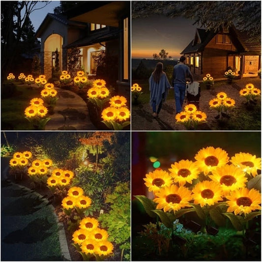 🌻 50% OFF NOW! ⏰ Solar Sunflower Outdoor Decor – Realistic, IP65 & weatherproof – Automatic on/off – perfect for garden, patio or balcony ☀️🌿✨🏡
