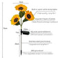 🌻 50% OFF NOW! ⏰ Solar Sunflower Outdoor Decor – Realistic, IP65 & weatherproof – Automatic on/off – perfect for garden, patio or balcony ☀️🌿✨🏡