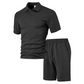 👕 50% OFF NOW! 🔥 Men's Diamond Print 2-Piece Set – Soft, Breathable Top & Easy Shorts, Perfect for BBQs & Coffee Dates ☕️