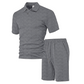 👕 50% OFF NOW! 🔥 Men's Diamond Print 2-Piece Set – Soft, Breathable Top & Easy Shorts, Perfect for BBQs & Coffee Dates ☕️
